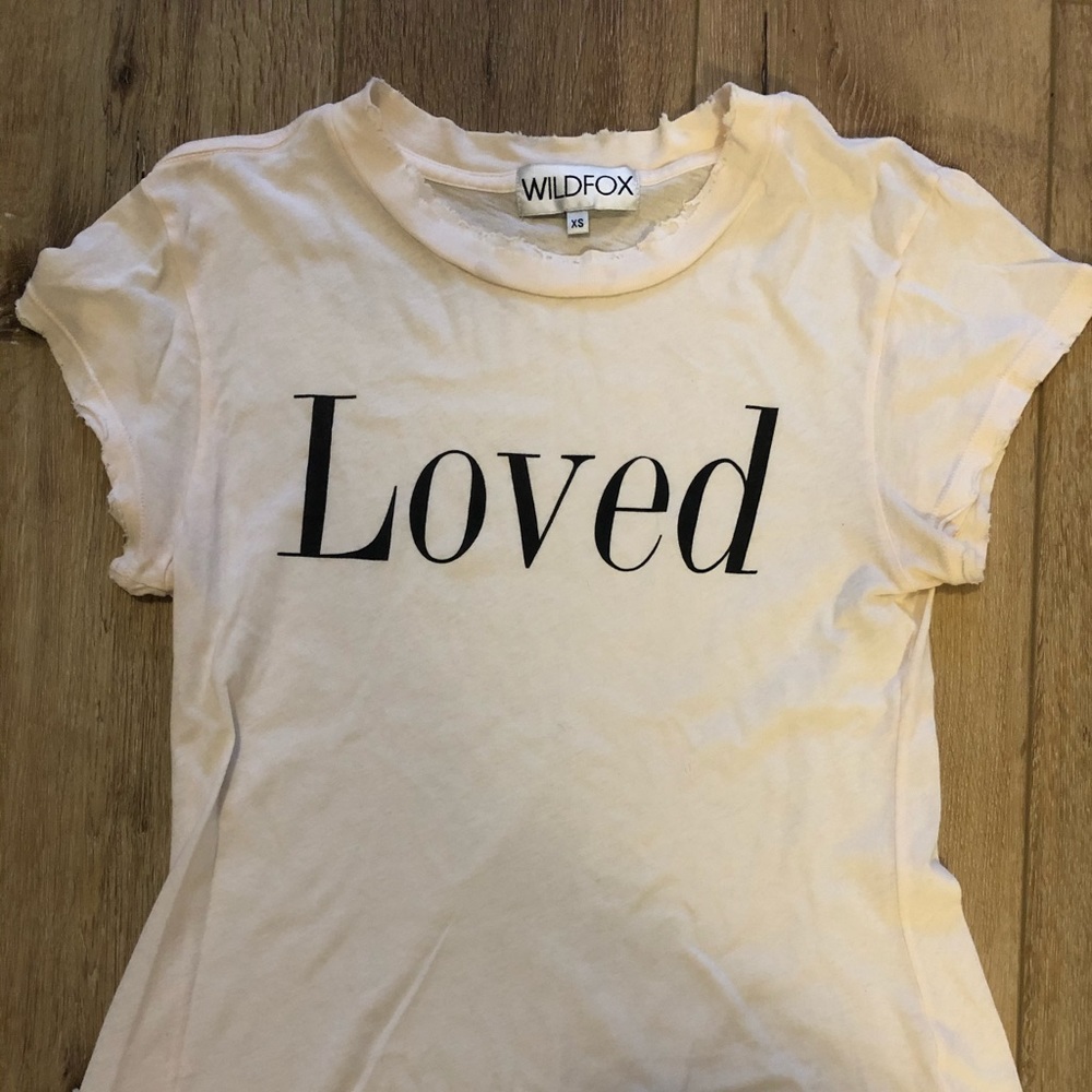 “LOVED” wildfox tee